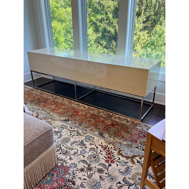 Metal Bolier & Co Lacquered Credenza For Sale - Image 7 of 15