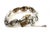 Art Deco 19.2K Gold Bracelet with Diamond Paddle For Sale - Image 6 of 10