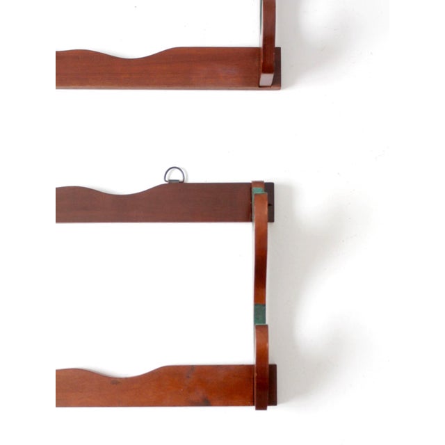 Mid-Century Wooden Gun Rack Pair For Sale - Image 11 of 17