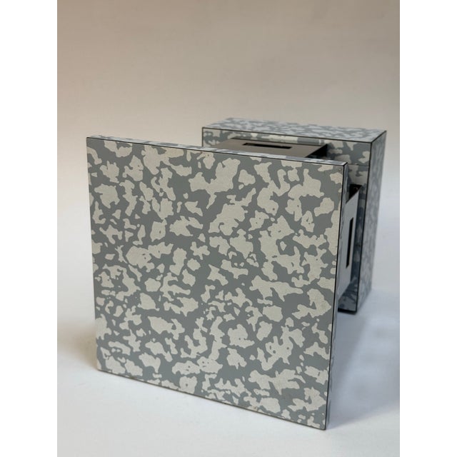 Metal Nathalie Du Pasquier Plaisant Mainten “Objects for the Electronic Age” Postmodern Table Clock 1983 For Sale - Image 7 of 10