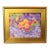 Post-Impressionist Bowl Fruit Painting Including the Antiqued Gold Wood Frame For Sale