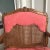 Vintage Mid Century French Caned and Upholstered Chair For Sale - Image 4 of 9
