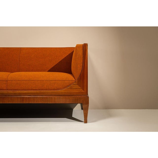 Box Sofa in Mahogany by Frits Henningsen, Denmark, 1940s For Sale - Image 6 of 13