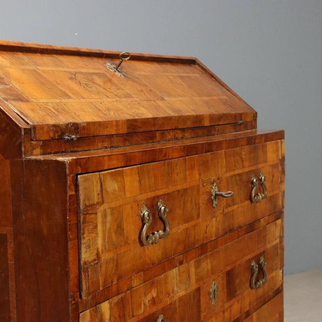 18th Century 18th Century Walnut Bureau, Italy For Sale - Image 5 of 15