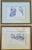 Vintage Charles Dana Gibson "Gibson Girls" Framed Lithograph Wall Art From the Breakers Hotel Palm Beach Set 8 For Sale In West Palm - Image 6 of 12