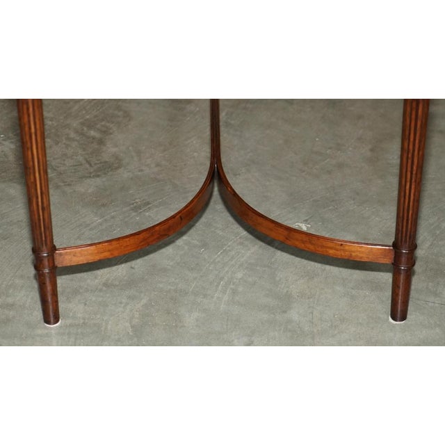 Antique Regency Oyster Laburnum Wood Style Coffee Table, 1920s For Sale - Image 16 of 18