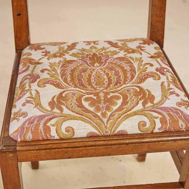 Neoclassical Walnut Chairs, Set of 2 For Sale - Image 3 of 6