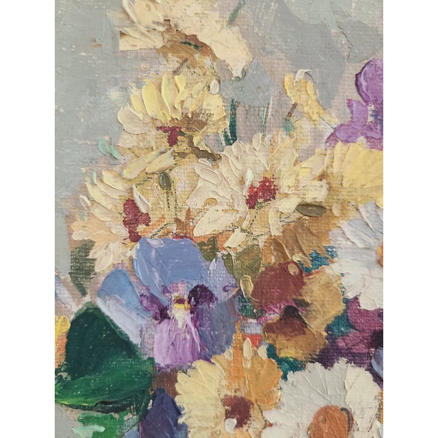 1930s Nell Walker Warner Oil Painting Floral Still Life For Sale In Los Angeles - Image 6 of 14