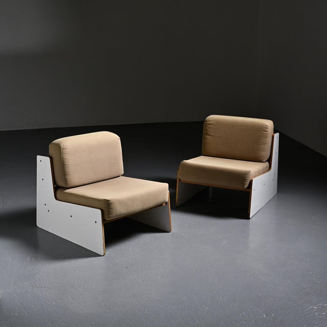 Lounge Chairs attributed to Pierre Guariche for Negroni, 1970s, Set of 2 For Sale - Image 13 of 13