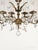 Metal Antique 5 Arm 10 Light Mesmerizing Baroque Brass Cut Lead Crystal Chandelier For Sale - Image 7 of 12
