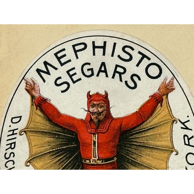 American Columbian Exposition Mephisto Segars Advertising Envelope (1893) For Sale - Image 3 of 10