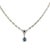 Traditional Early 20th Century Edwardian Platinum and 14k White Gold Sapphire Necklace For Sale - Image 3 of 6