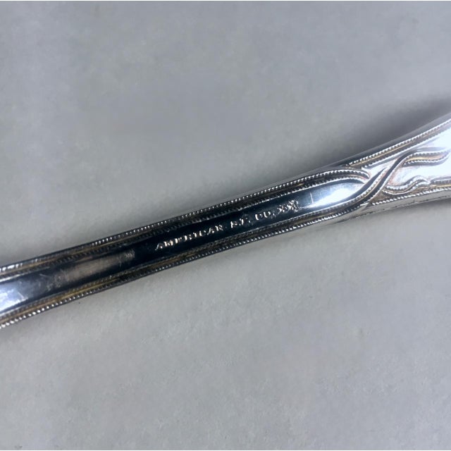 American Silver Sp Co. Silver Berry Spoon Circa 1900 For Sale - Image 16 of 17