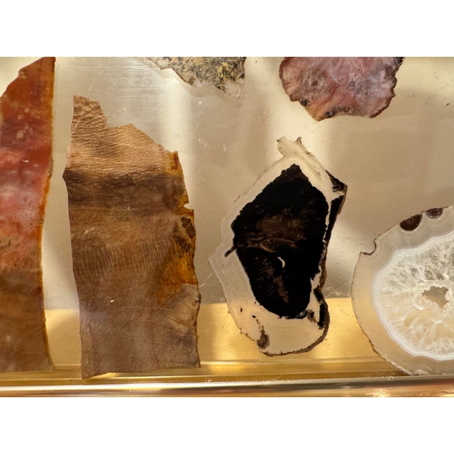 Mid-Century Modern Italian Mineral Specimen Serving Tray For Sale In Miami - Image 6 of 11