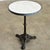 Metal French 19th Century 20-Inch Marble Top Bistro Table For Sale - Image 7 of 10