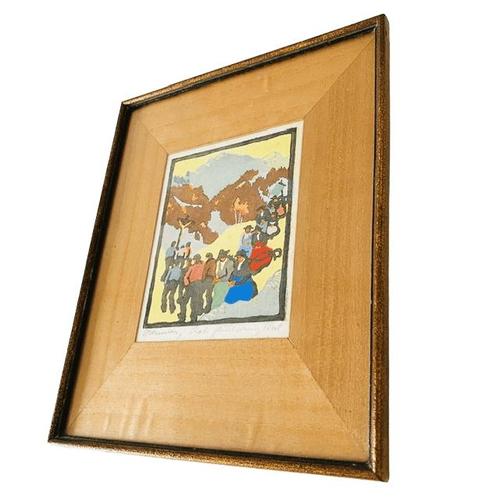 Robert Saurwein, Prozession, 1940s, Pencil, Framed For Sale - Image 6 of 9
