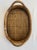 Mid 20th Century Vintage Coastal Bamboo & Pencil Reed Rattan Double Handle Serving Tray in the Style of Gabriella Crespi For Sale - Image 5 of 12