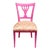 Vintage Pink Upholstered Chair For Sale
