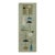 Midcentury Modern Runner in Green, Blue, White & Black Geometric Patterns For Sale
