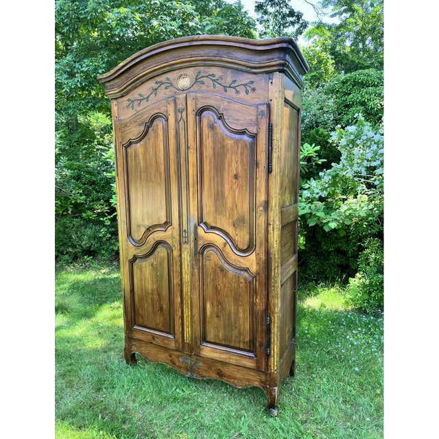 Late 19th Century Painted Country French Armoire Chairish