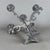 Metal Five-Light Chrome and Metal Candlestick, 1970s For Sale - Image 7 of 11