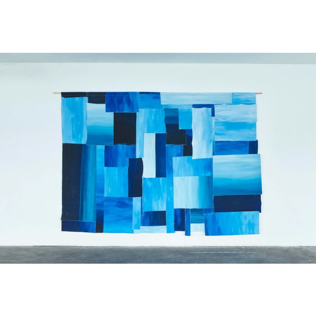 During a performance for the opening of the solo exhibition "Large Body Of Water" at Retramp Gallery, Berlin 2019, a...