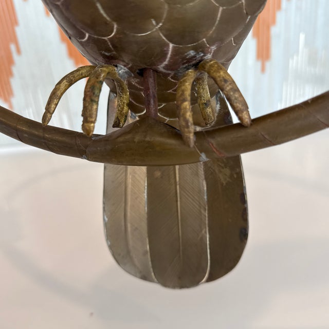 Vintage Brass and Copper Attributed Sergio Bustamante Toucan Bird For Sale - Image 10 of 12