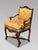 18th Century French Walnut Upholstered Armchair, 1790 For Sale - Image 12 of 13