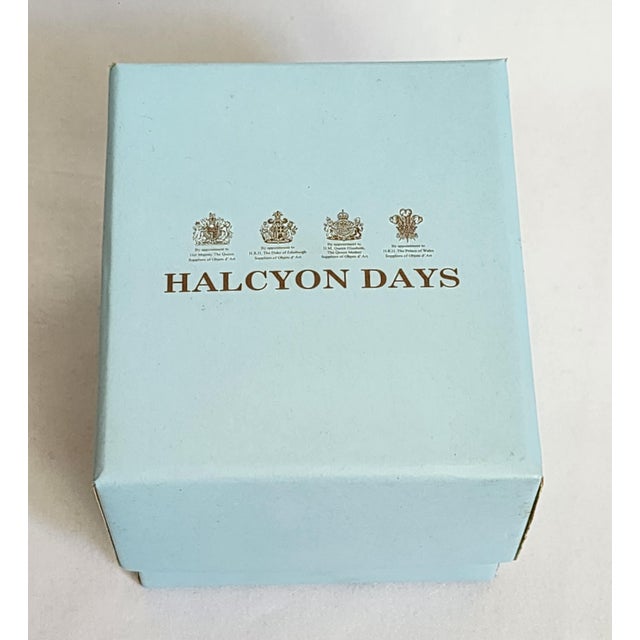 1990s Halcyon Days Enamel Trinket Pill Box the British Museum Handcrafted by English Artisans For Sale - Image 10 of 10