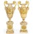 FINE PAIR OF CHARLES X GILT-BRONZE MOUNTED CARVED ALABASTER VASES Circa second quarter of 19th century Item # 311XIP09Q A...