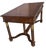 Late 20th Century Vintage Hekman Furniture Barley Twist Desk With Tooled Leather Top - 56" X 30" X 30" For Sale - Image 5 of 7