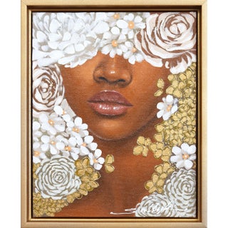 "Gold Iii" Original Artwork by Sally K For Sale