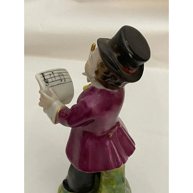 Porcelain Figurine of Composer from Meissen, 20th Century For Sale - Image 5 of 7