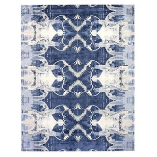 Contemporary Blucie Design Handmade Silk Rug by Doris Leslie Blau For Sale