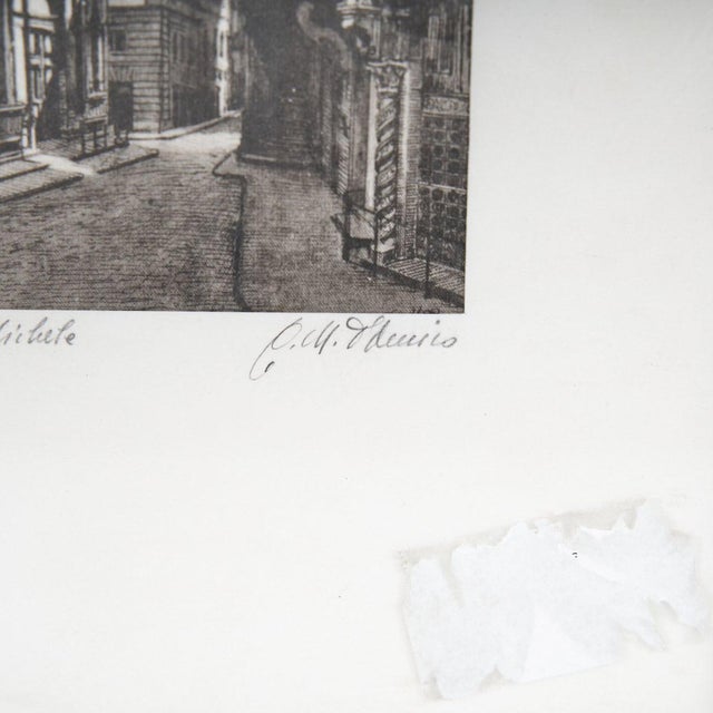 Modern Unknown, Florence Wall Art, 1950s, Paper, Framed For Sale - Image 3 of 6