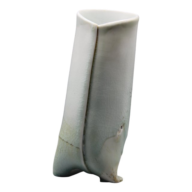 Mid-Century Abstract Pottery Vase For Sale