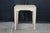 Wood Late 20th Century Hollywood Regency Style Cream Painted Square Bunching Table 22" For Sale - Image 7 of 17