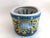 1990s Vintage Yellow & Blue Chinoiserie Porcelain Footbath Planter W/ Koi Fish For Sale - Image 5 of 12