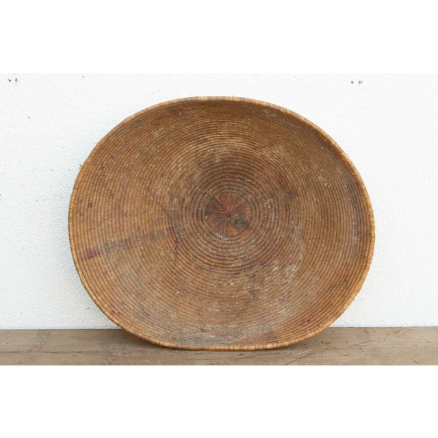 Tribal Large Tribal Pattern Nomadic Harvest Bowl For Sale - Image 3 of 8