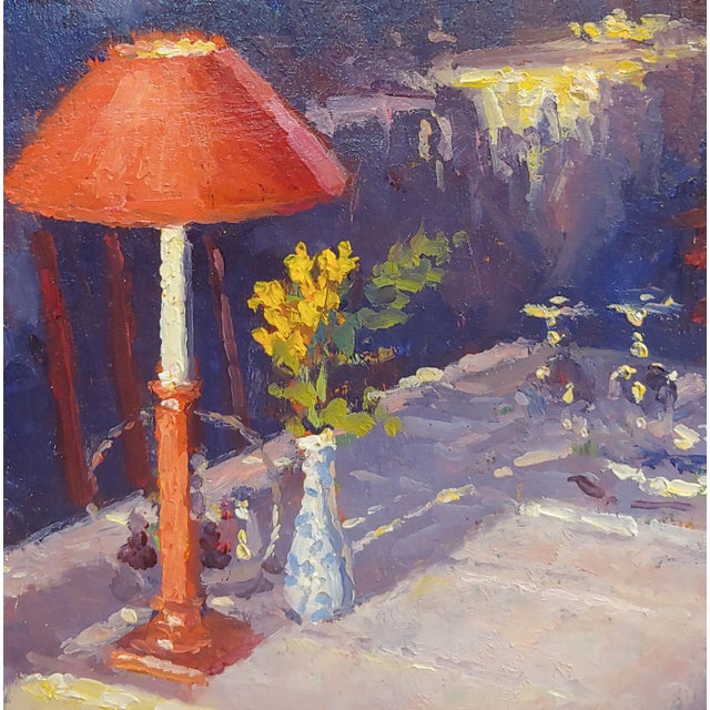 Douglas Paul Morgan -Sunset Dining Still Life -Oil Painting For Sale - Image 4 of 9