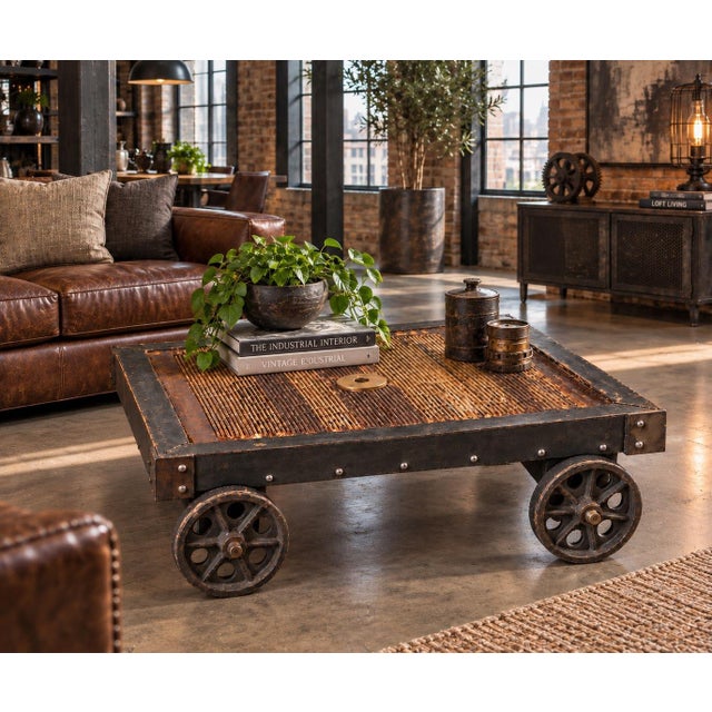 Industrial 1940s Ronéo Industrial Cart For Sale - Image 3 of 5
