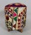 Vintage Oriental Stool with Suzani Upholstery, 1950s For Sale - Image 6 of 12
