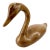 27" Decoy Wooden Swan – 1970s Oversized Sculpture Americana Hand-Carved Folk Art For Sale