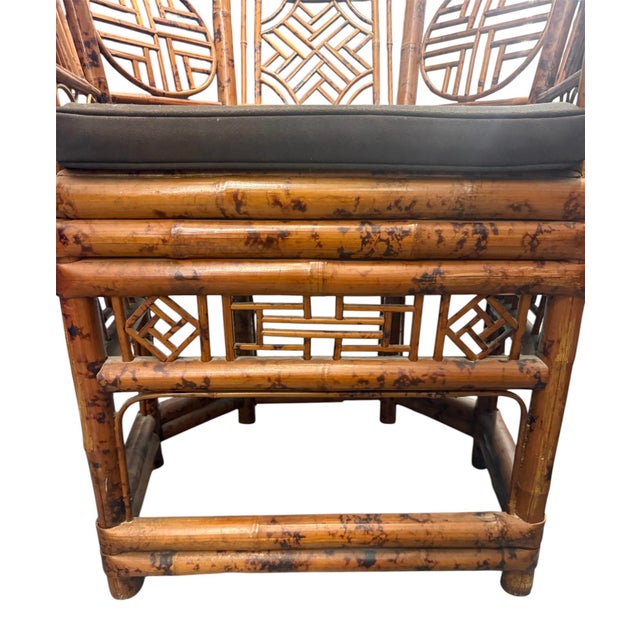 Rattan Brighton Fretwork Chair For Sale In Miami - Image 6 of 7