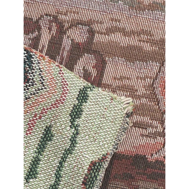 French Aubusson Style Jacquard Tapestry, 1950s For Sale - Image 13 of 14