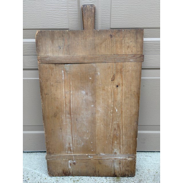 Antique French Wooden Bread Board or Charcuterie Board, 19th Century For Sale In South Bend - Image 6 of 6