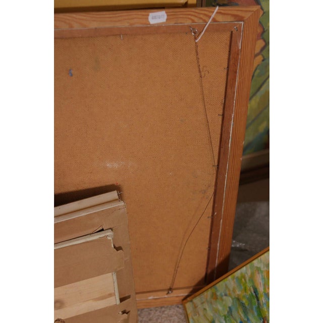 Pelle Nilsson, House and Stream, 1954, Oil on Panel, Framed For Sale - Image 12 of 15