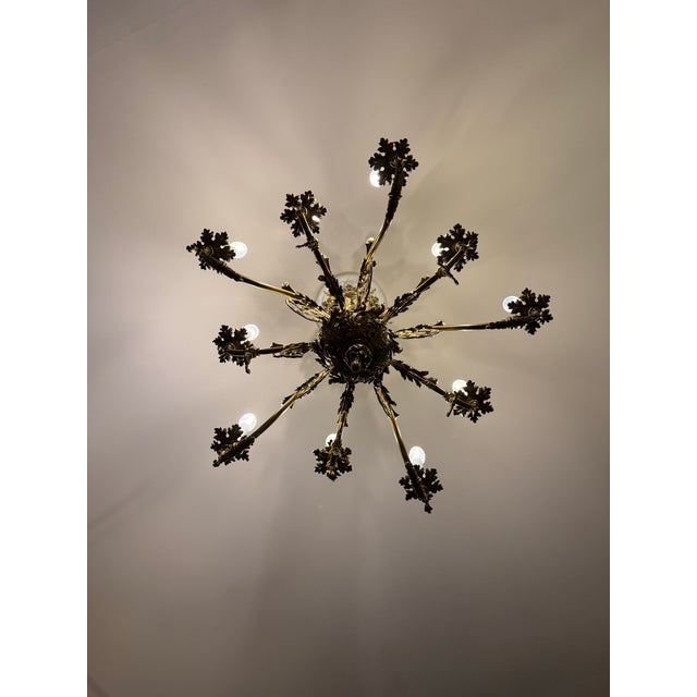 French Chandelier Circa 1840 For Sale - Image 4 of 10