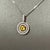 Natural Sapphire Diamond Necklace 14k Gold 1.51 TCW Certified For Sale - Image 9 of 11