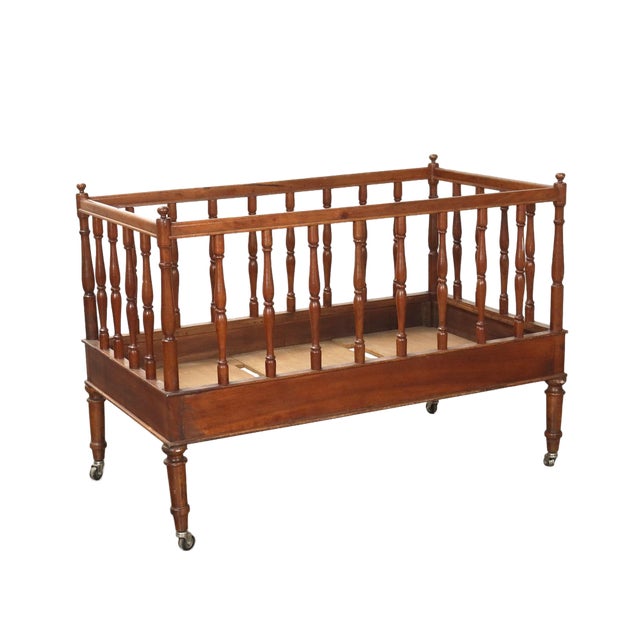 Small 18th Century Bed Umbertino in Walnut, Italy For Sale